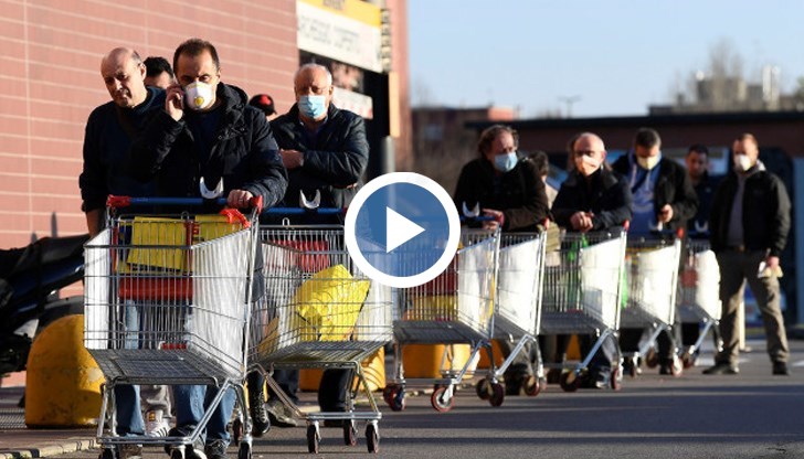 Хората излизат от домовете си само с декларация, издадена от полицията