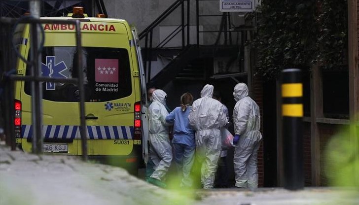 Испания е втора по смъртност в света на заразени след Италия