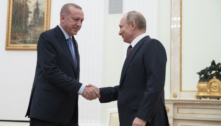 Това стана ясно на срещата между Реджеп Ердоган и Владимир Путин
