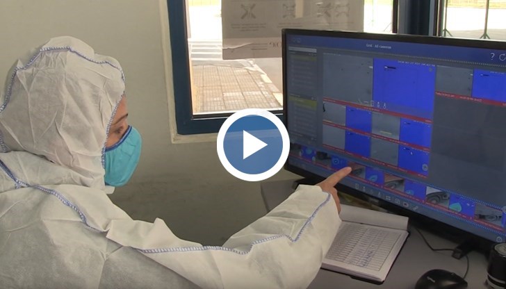 Камерите са монтирани от снощи, а данните се следят на място от служители на Здравната инспекция