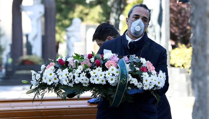 Италия вчера изпревари Китай по брой на починалите от коронавирус