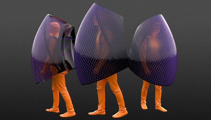 "Бъди Батман" прилича на крилата на прилеп, когато е разгънат