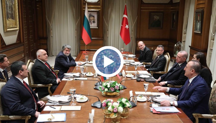 Борисов разговаря на четири очи с Ердоган