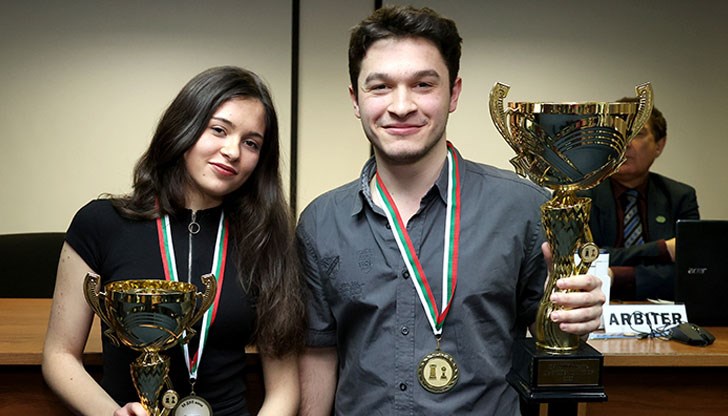 Мартин Петров и Белослава Кръстева са призьорите от Държавните индивидуални първенства за мъже и жени по класически шахмат