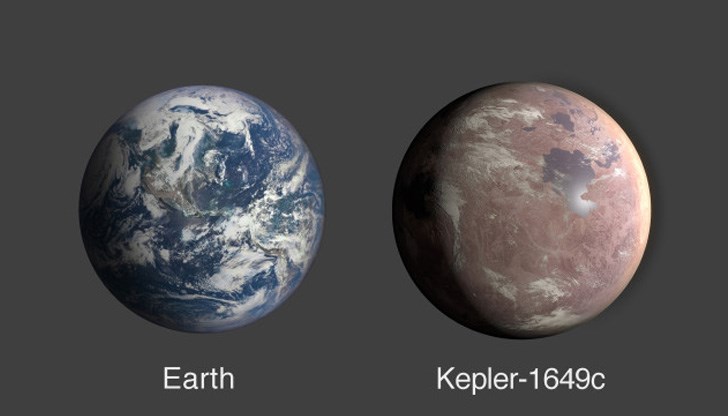 Тя се намира на около 300 светлинни години от нас и е с размерите на Земята