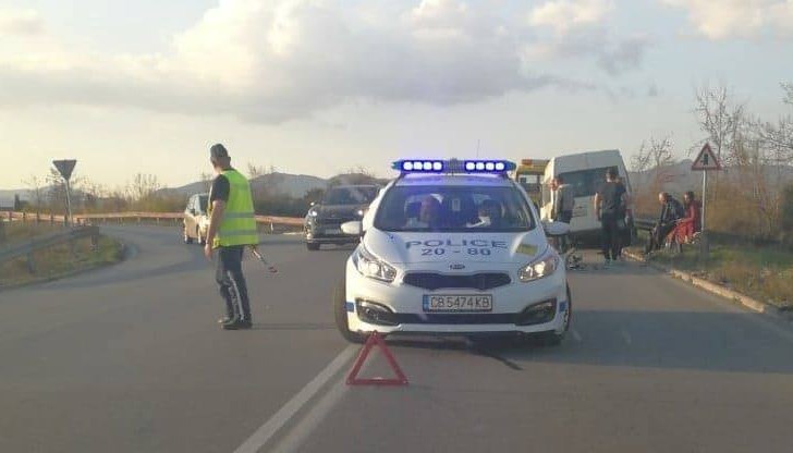 Пътният инцидент е станал в района на 71 км на автомагистрала „Тракия“ в посока Бургас