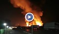 Двама души са леко обгорели след пожара край Кърналово