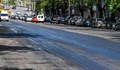 Асфалтът по столичния булевард "Дондуков" се разтопи