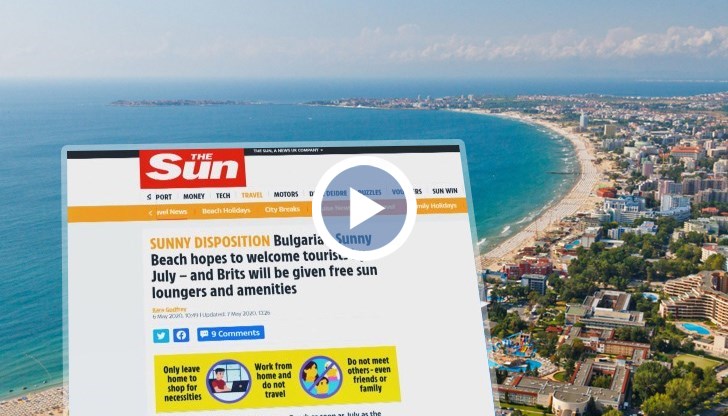 Вестник „Сън“ публикува статия за мерките за туристическия сезон в България