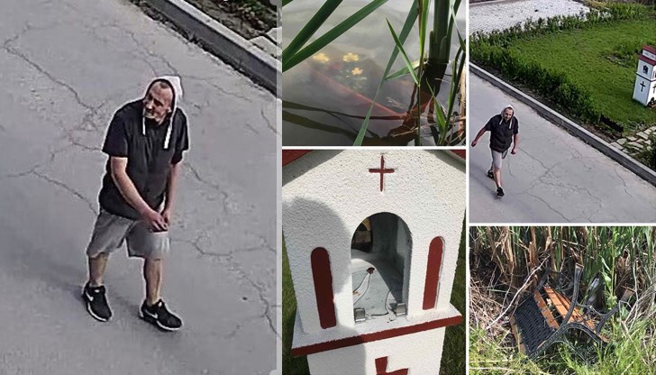 Нашественикът първо блъснал няколко автомобила, след което изоставил колата си и тръгва пеш