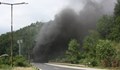Автомобил се запали в тунел "Витиня"