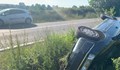 Шофьор се обърна в дере между Враца и Криводол
