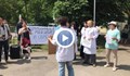Медицински сестри подкрепиха Мая Илиева с протестно шествие