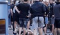 Грозни сцени в София: Бой между полиция и фенове на Ботев Пд