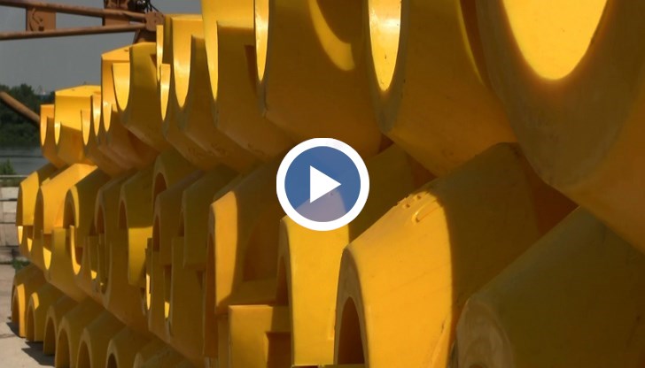 В момента се изпълнява доставката на тръбопровода, който е окомплектован с всички необходими елементи