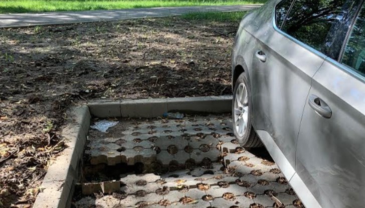 Снимките са от "Алеи Възраждане", бл.Струмица