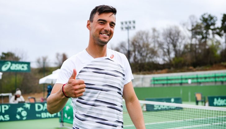 Българският тенисист се тества за COVID-19