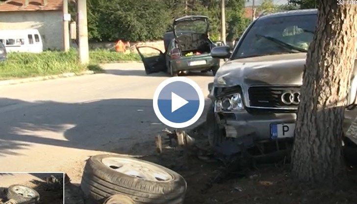 Младата шофьорка не преценила скоростта при изпреварване