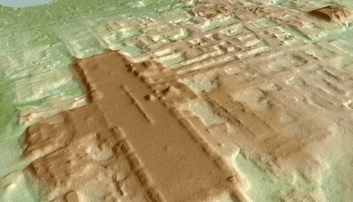 Най-голямото досега строителство на цивилизацията на маите е открито в Мексико, щат Табаско