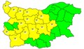 Жълт код за 14 области в страната