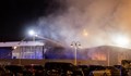 Голям пожар на летището в Лиеж