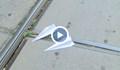 Протестиращи "изстреляха" хартиени ракети към сградата на ВСС