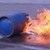 Запалена газова бутилка вдигна пожарникарите на крак в Русе