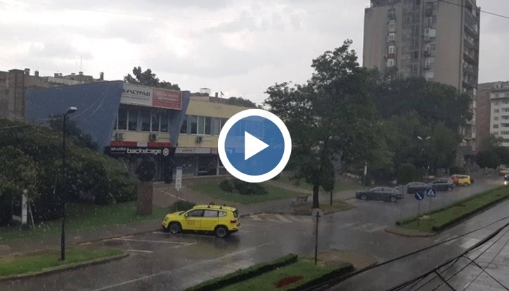 Гръмотевична буря разхлади Пазарджик