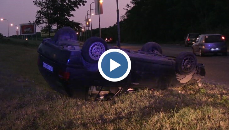 На мястото на катастрофата пристигна бащата на момичето, който сподели, че недоумява как се е стигнало до инцидента