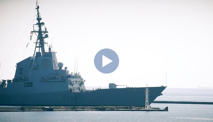 Военните кораби участващи в ученията „Sea Breeze 2020"