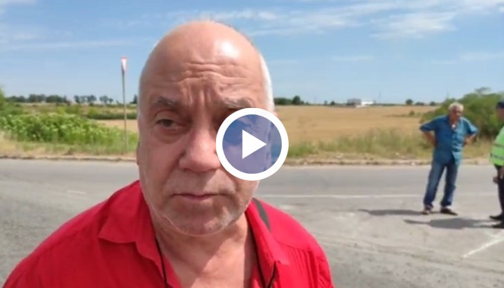 Това попита протестиращ на пътя Русе - Кубрат