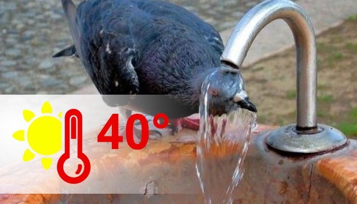 Максималните температури ще скочат до 40 градуса