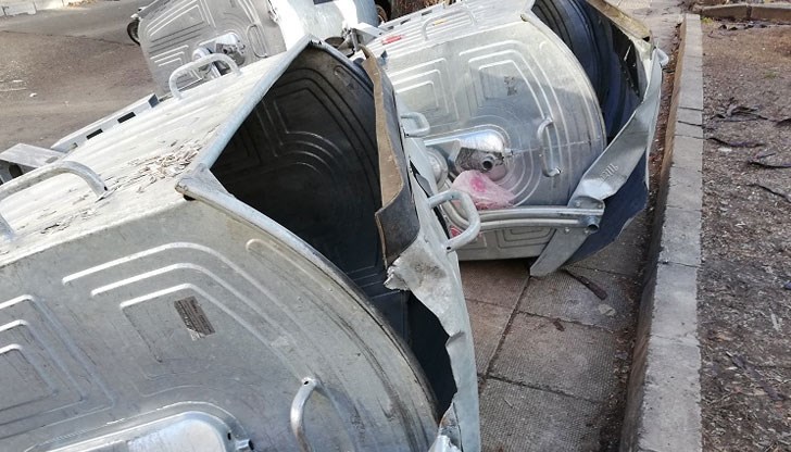 Пияните младежи ритали контейнерите за смет, трошили стъклени бутилки и счупили рампа на жп управлението Пияните младежи ритали контейнерите за смет, трошили стъклени бутилки и счупили рампа на жп управлението