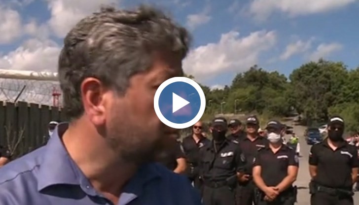 На плажа в парк "Росенец" протестиращите не бяха допуснати