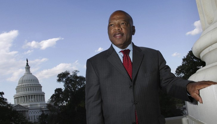 Луис е една от иконите на движението за граждански права в САЩ Луис е една от иконите на движението за граждански права в САЩ