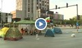 Протестиращи спонтанно блокираха второ кръстовище във Варна