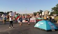 Палатка се появи и на русенския протест
