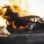 Пожар унищожи "BMW" на пътя Русе - Разград
