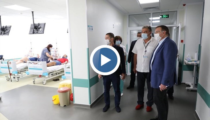 Здравният министър професор Костадин Ангелов, който посети здравните заведения в региона, каза, че няма основания за притеснение