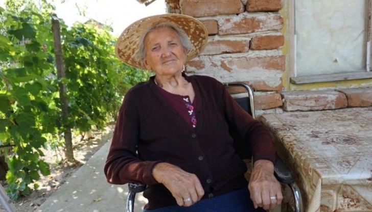 Столетницата е работила  като санитарка, а след пенсионирането си се връща в дунавското село и започва да се занимава с градинарство