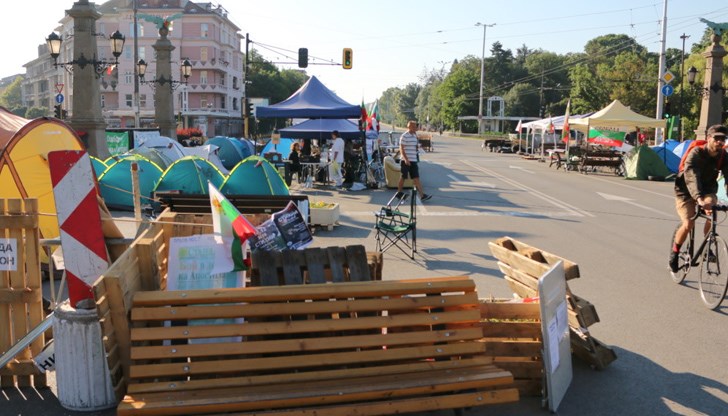 Обстановката на протестите в София е спокойна