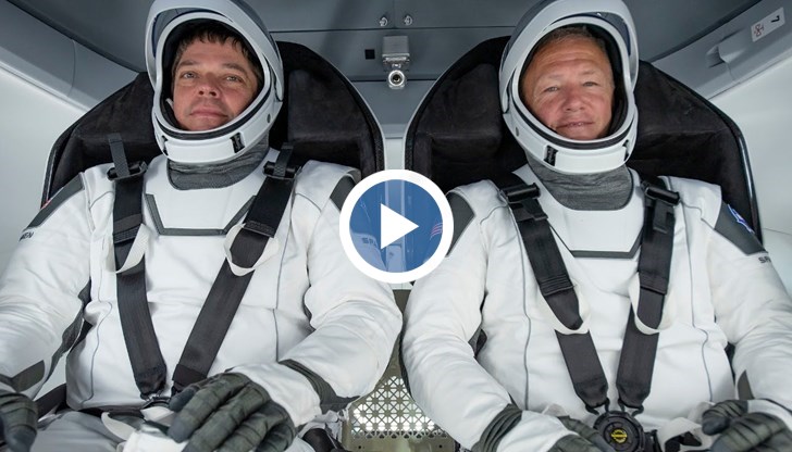 НАСА предава на живо завръщането на капсулата на "Спейс Екс"