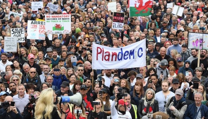 Протестът е под мотото "Обедини за свобода"