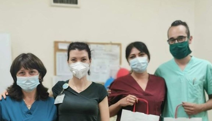 Всички членове на екипа благодарят на фирмата дарител за благородния жест