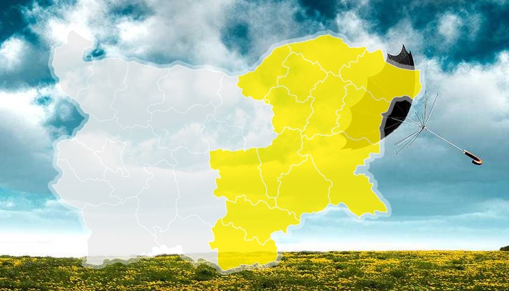 В областите Добрич, Варна и Бургас има жълт код за силно вълнение