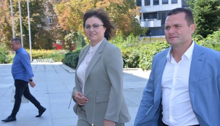 Корнелия Нинова се срещна с кмета на Русе Пенчо Милков и му благодари за активните му действия като кмет