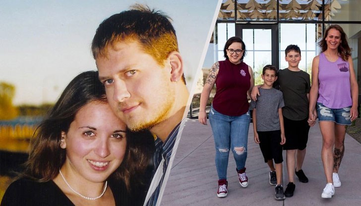 Докато са още мъж и жена, успяват да създадат две деца