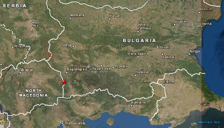 Земетресение с магнитуд 3 по скалата на Рихтер е регистрирано между Сърбия и България