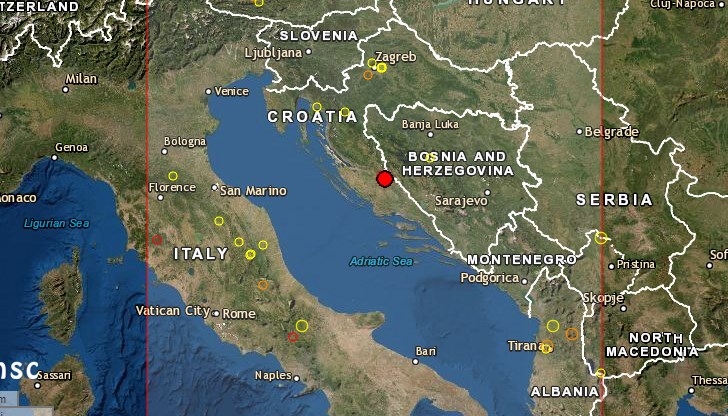 Трусът е регистриран в 14 часа