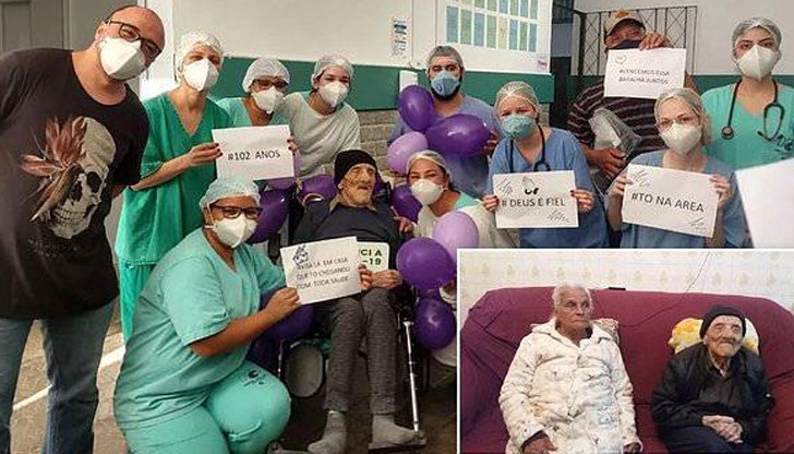 Дежурният екип в болницата организира тържествено изписване на столетника